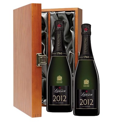 Lanson Le Vintage 2012 Champagne 75cl Double Luxury Gift Boxed Champagne